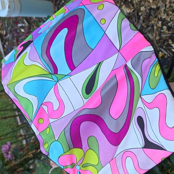 Paisley silk Makeup Travel Pouch with Tie strap. NWOT - Picture 9 of 14